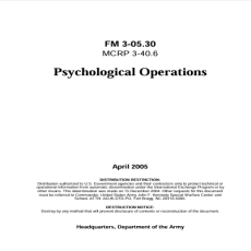 FM 3-05.30 Psychological Operations